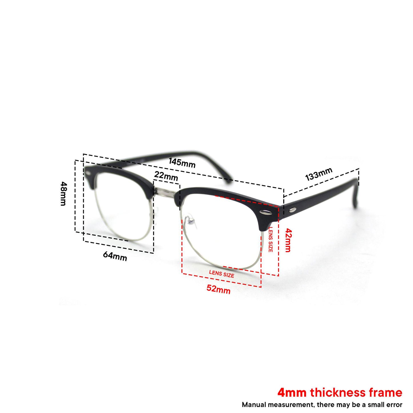Peculiar Clubmaster Acetate Sunglasses Polarized TAC UV400 & Anti-Rad Lenses Replaceable Frames for Men & Women
