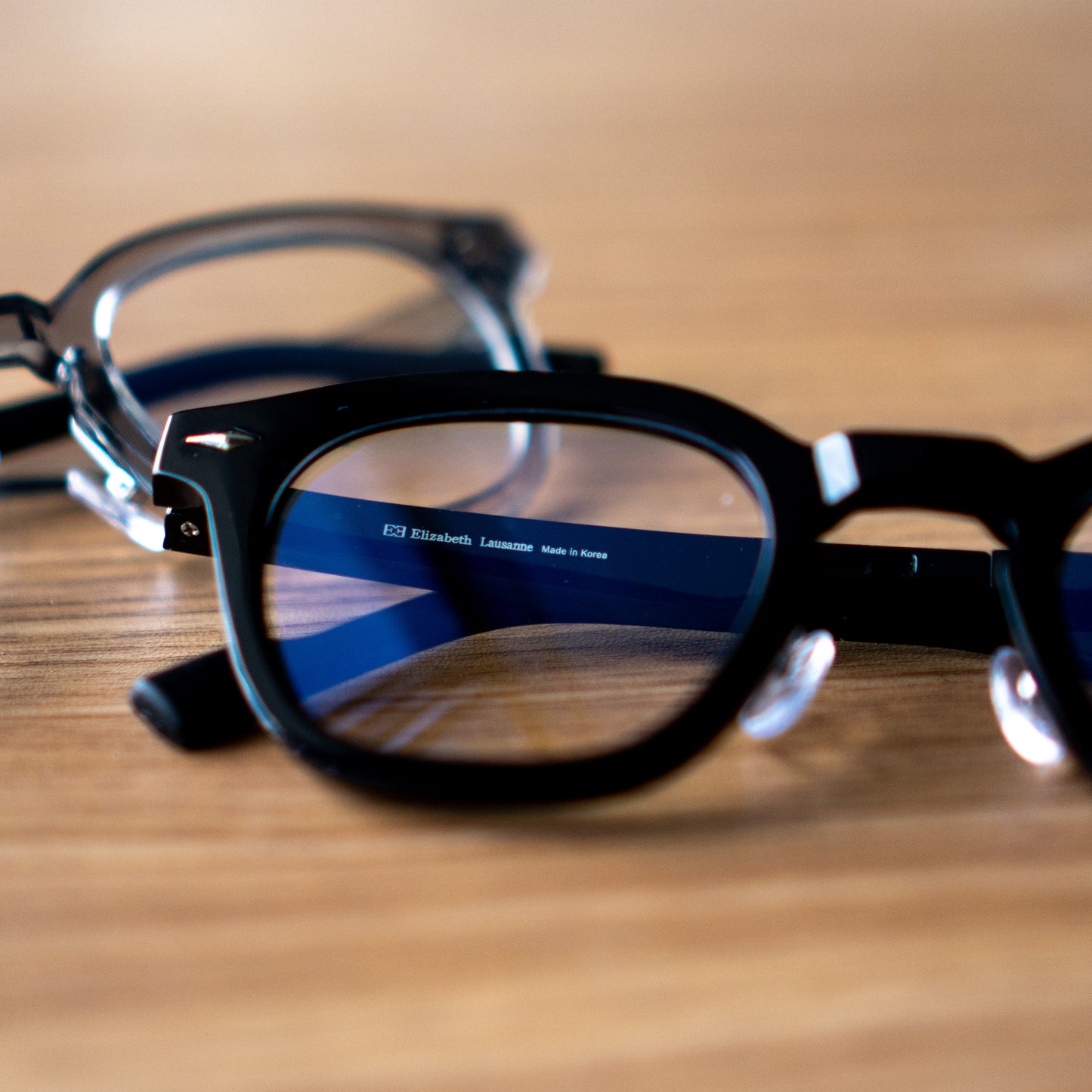 Peculiar Arin Square Korean BIO-Plastic Super Flex Computer Anti-Radiation Replaceable Lens Eyeglasses