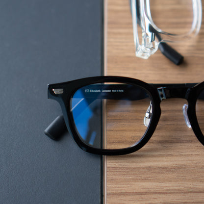 Peculiar Siro Square Korean BIO-Plastic Super Flex Computer Anti-Radiation Replaceable Lens Eyeglasses