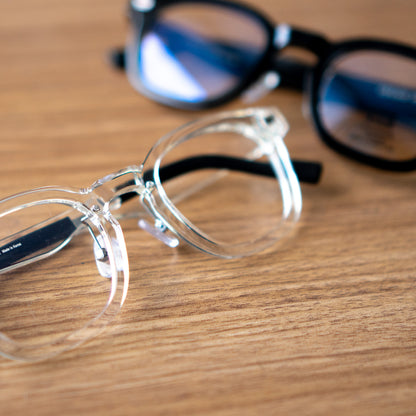 Peculiar Siro Square Korean BIO-Plastic Super Flex Computer Anti-Radiation Replaceable Lens Eyeglasses