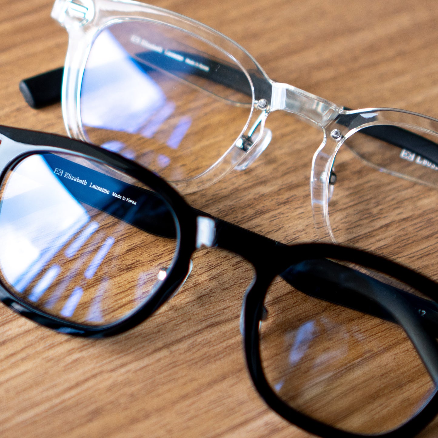 Peculiar Siro Square Korean BIO-Plastic Super Flex Computer Anti-Radiation Replaceable Lens Eyeglasses