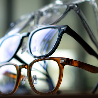 Peculiar Maru Square Korean BIO-Plastic Super Flex Computer Anti-Radiation Replaceable Lens Eyeglasses