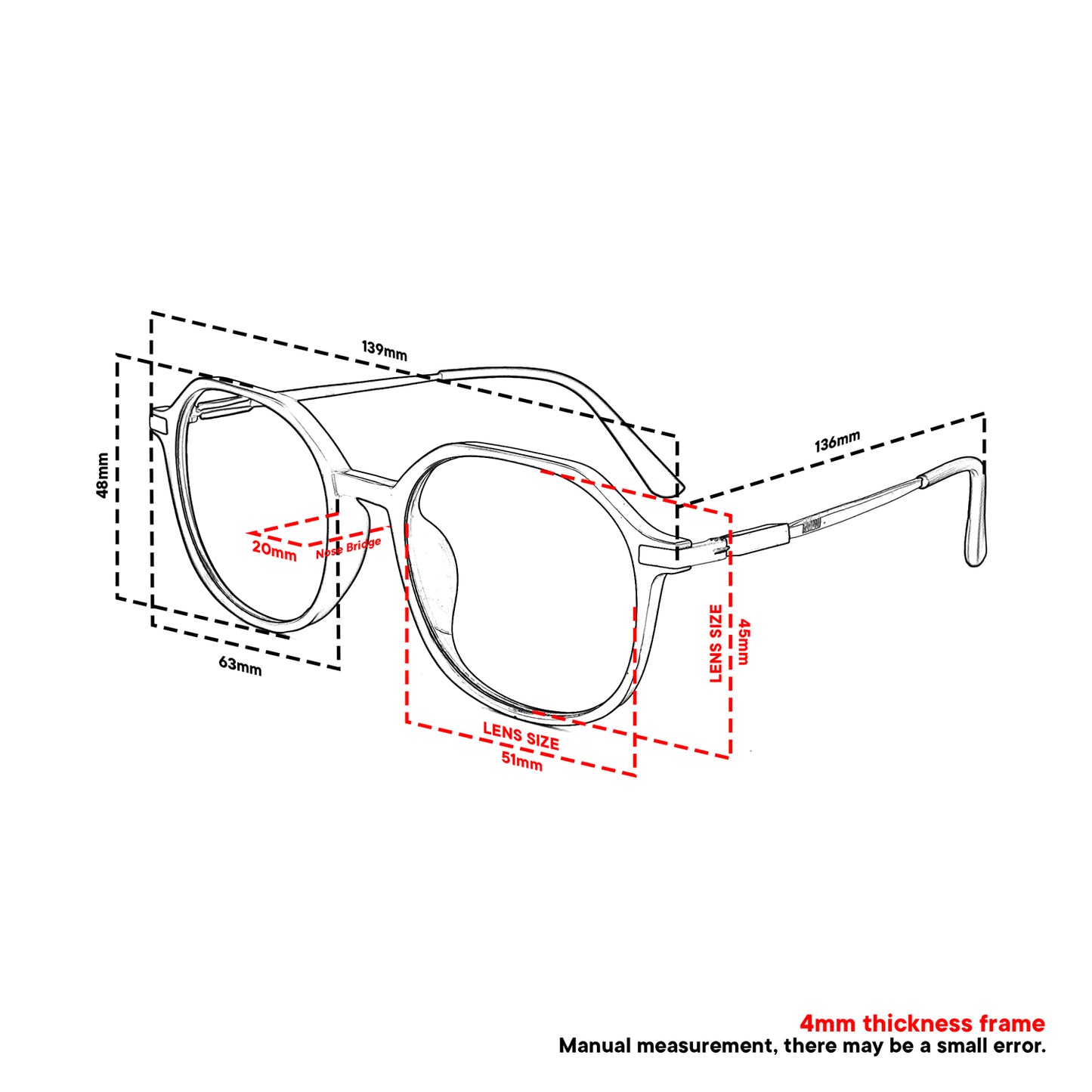 Peculiar Hajun Hexagon Frame Anti Radiation Glasses Anti Radiation Eyeglass for Woman Men