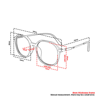 Peculiar Hajun Hexagon Frame Anti Radiation Glasses Anti Radiation Eyeglass for Woman Men
