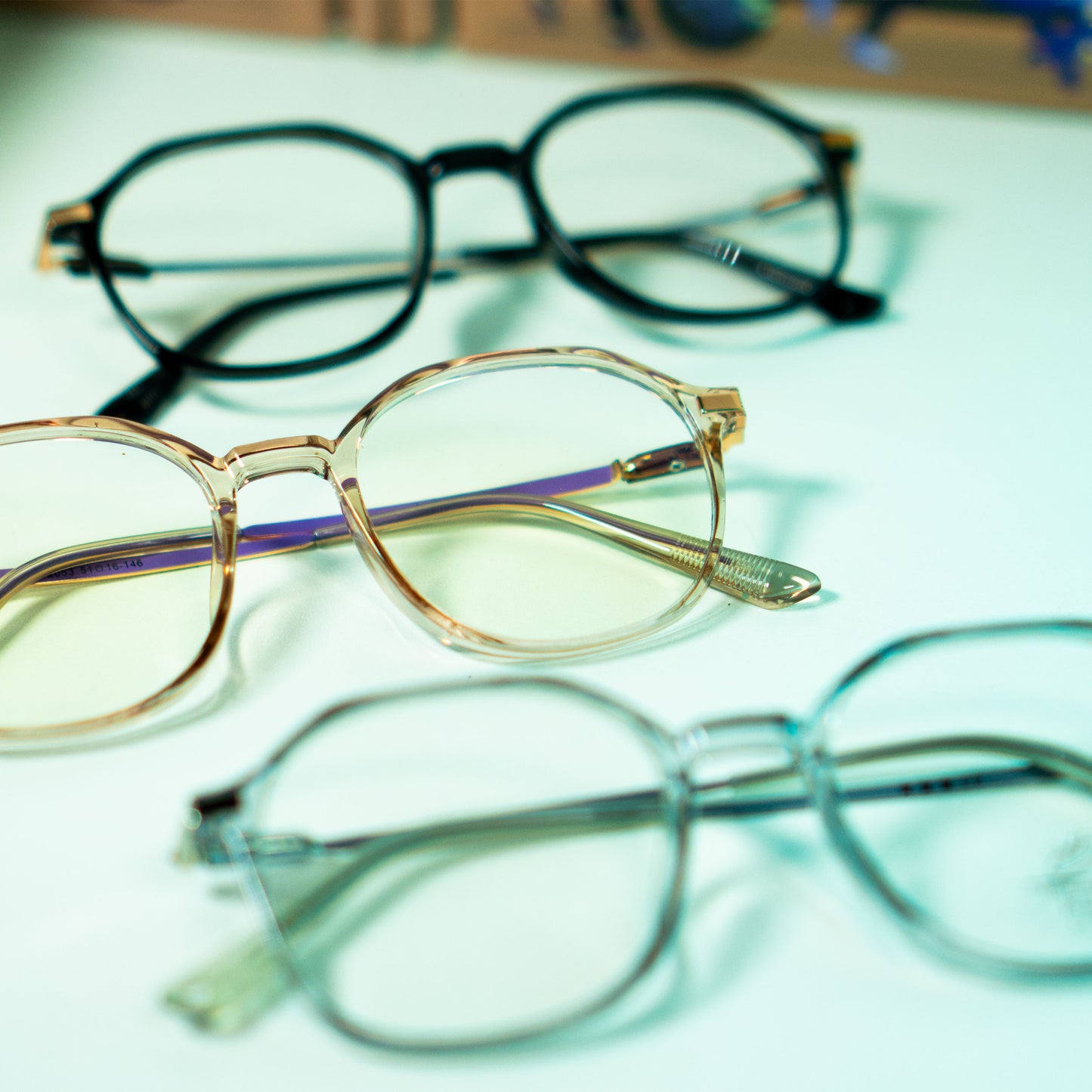Peculiar Hajun Hexagon Frame Anti Radiation Glasses Anti Radiation Eyeglass for Woman Men