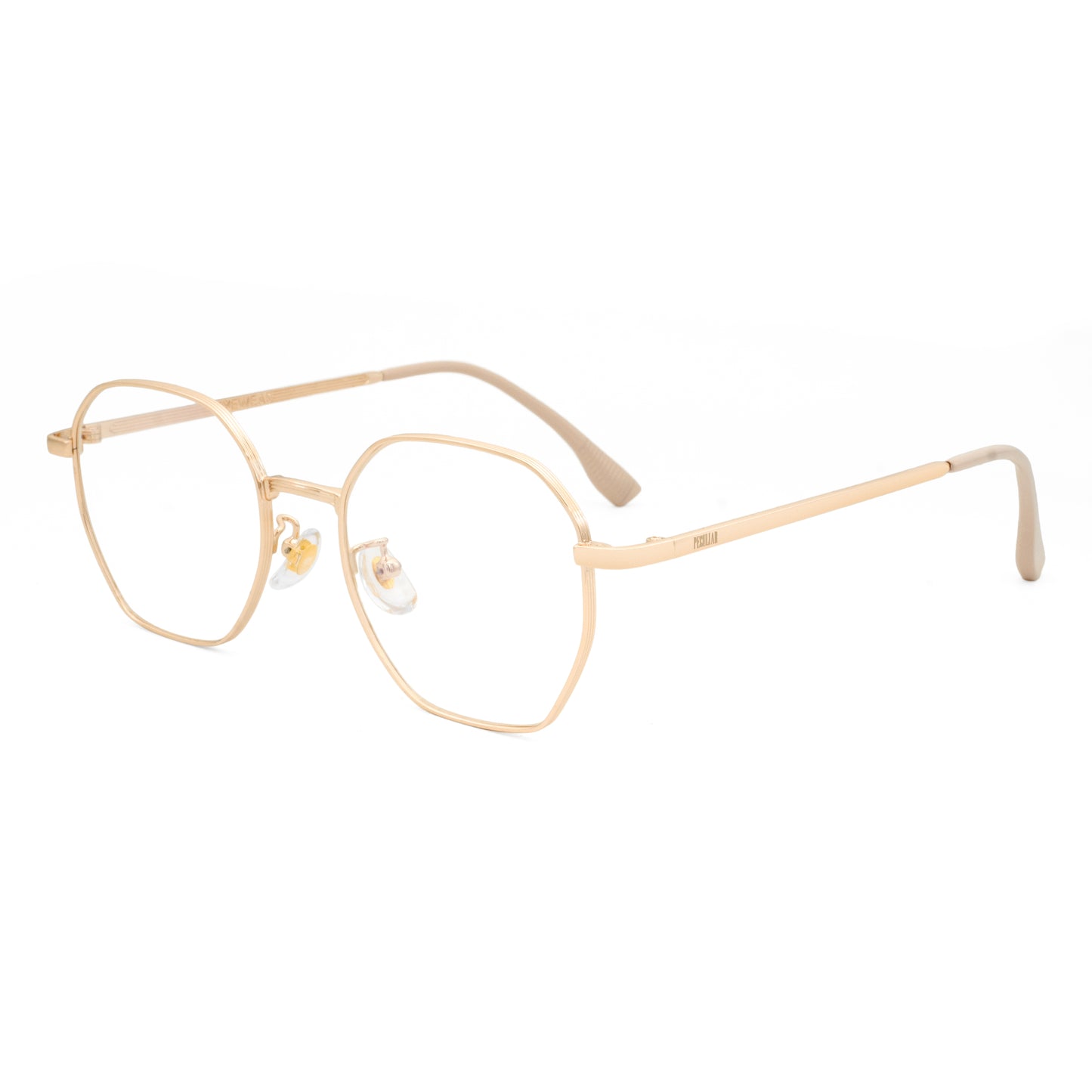 Peculiar Iseo Hexagon Frame Anti Radiation Glasses Anti Radiation Eyeglass for Woman Men