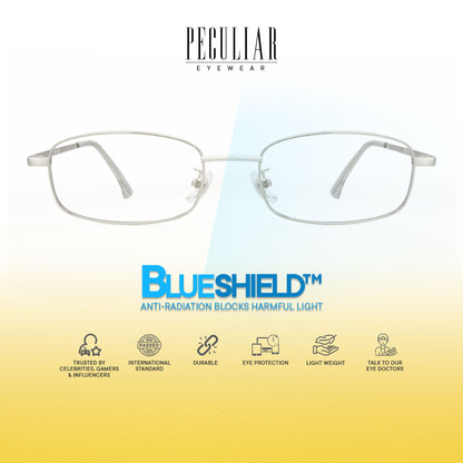 Peculiar Jian Rectangle Frame Anti Radiation Glasses Anti Radiation Eyeglass for Woman Men