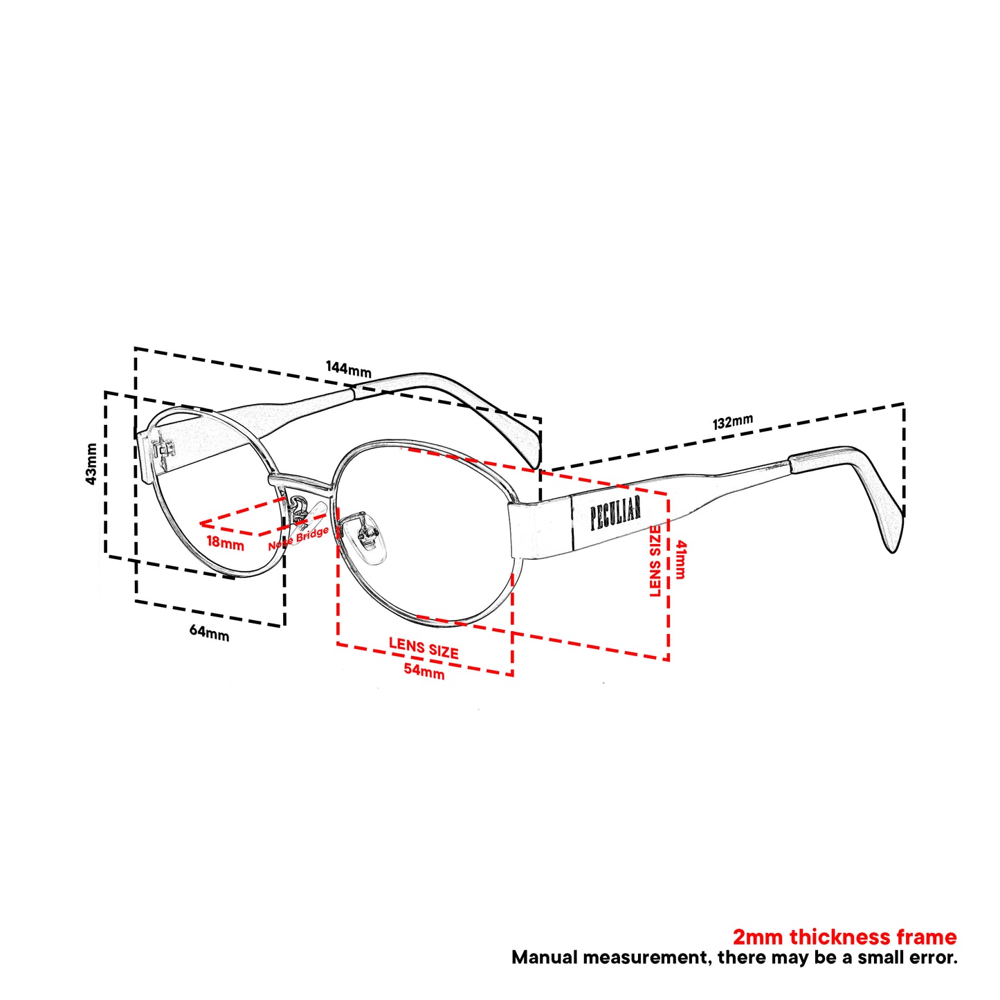 Peculiar Eunwoo Oval Frame Anti Radiation Glasses Anti Radiation Eyeglass for Woman Men