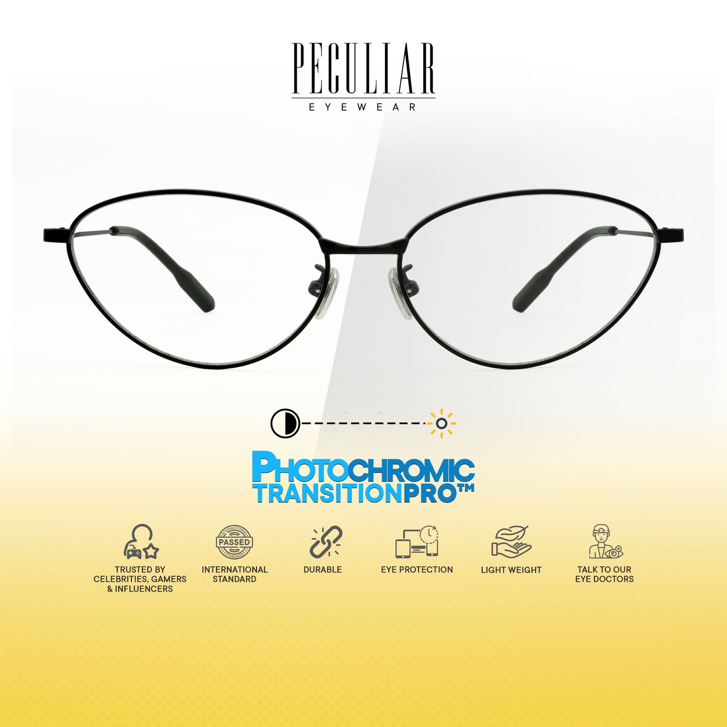 Peculiar Harin Cat Eye Frame Anti Radiation Glasses Anti Radiation Eyeglass for Woman Men
