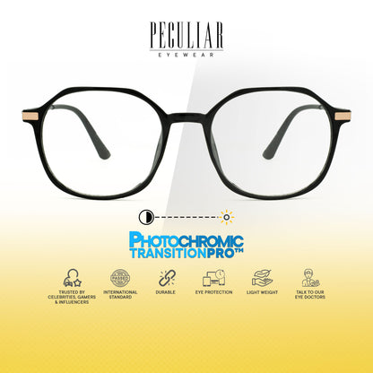 Peculiar Hajun Hexagon Frame Anti Radiation Glasses Anti Radiation Eyeglass for Woman Men
