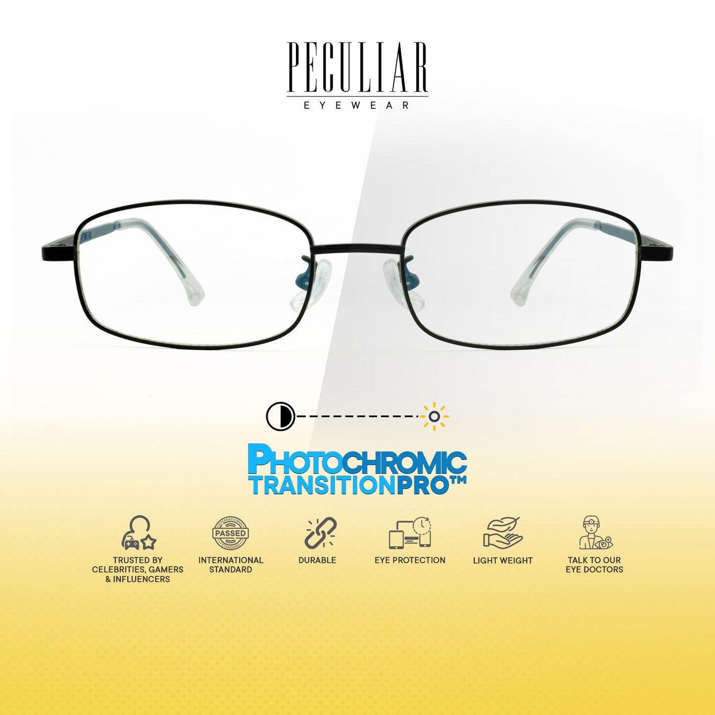 Peculiar Jian Rectangle Frame Anti Radiation Glasses Anti Radiation Eyeglass for Woman Men