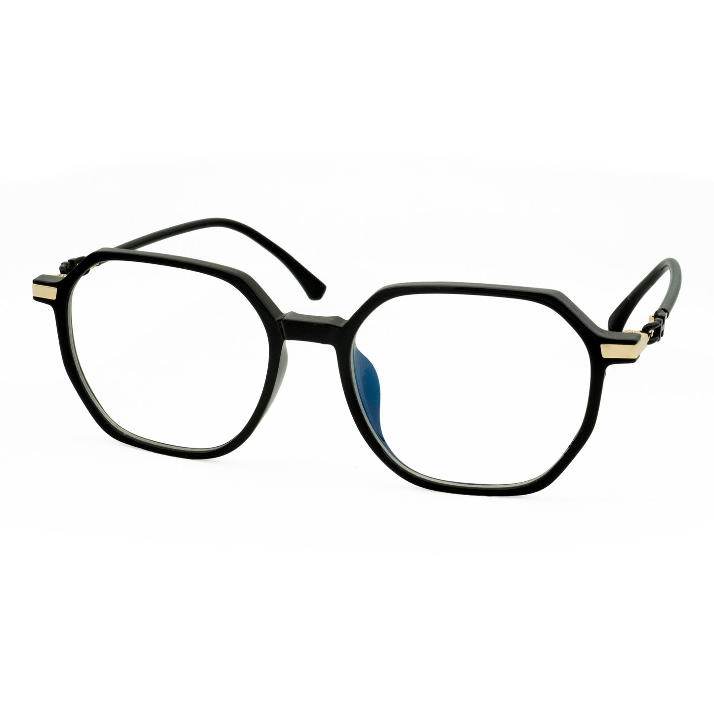 Peculiar Yua Hexagon Frame Anti Radiation Glasses Anti Radiation Eyeglass for Woman Men