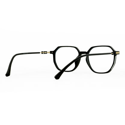 Peculiar Yua Hexagon Frame Anti Radiation Glasses Anti Radiation Eyeglass for Woman Men