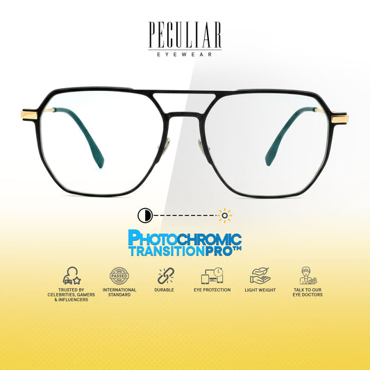 Peculiar Dasom Aviator Titanium Computer Glasses Anti Radiation Eyeglass Replaceable for Men Women