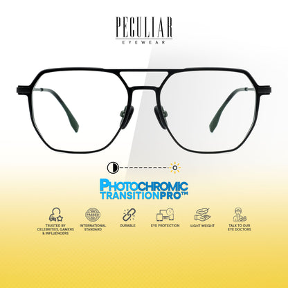 Peculiar Dasom Aviator Titanium Computer Glasses Anti Radiation Eyeglass Replaceable for Men Women