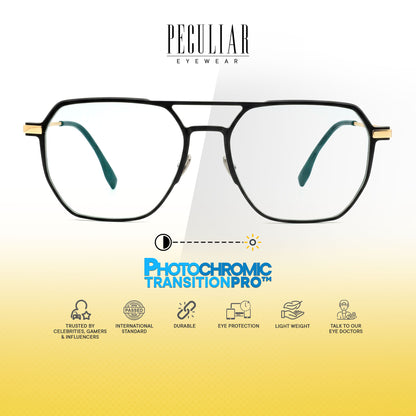 Peculiar Dasom Aviator Titanium Computer Glasses Anti Radiation Eyeglass Replaceable for Men Women