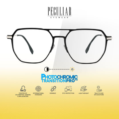 Peculiar Dasom Aviator Titanium Computer Glasses Anti Radiation Eyeglass Replaceable for Men Women