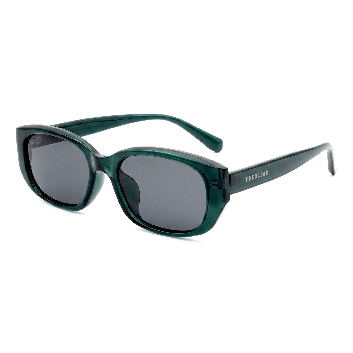 Peculiar Arum Rectangle Sunglasses Polarized TAC UV400 & Anti-Rad Replaceable Frames for Men Women