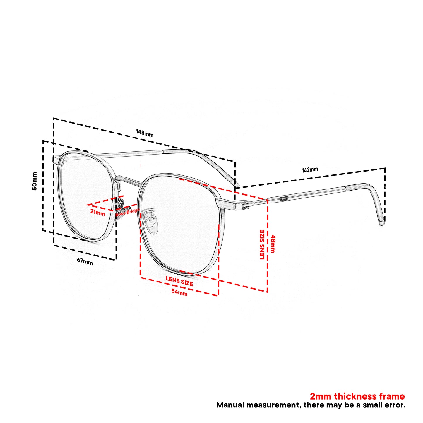 Peculiar Yuri Square Sunglasses Polarized TAC UV400 & Anti-Rad Replaceable Frames for Men Women
