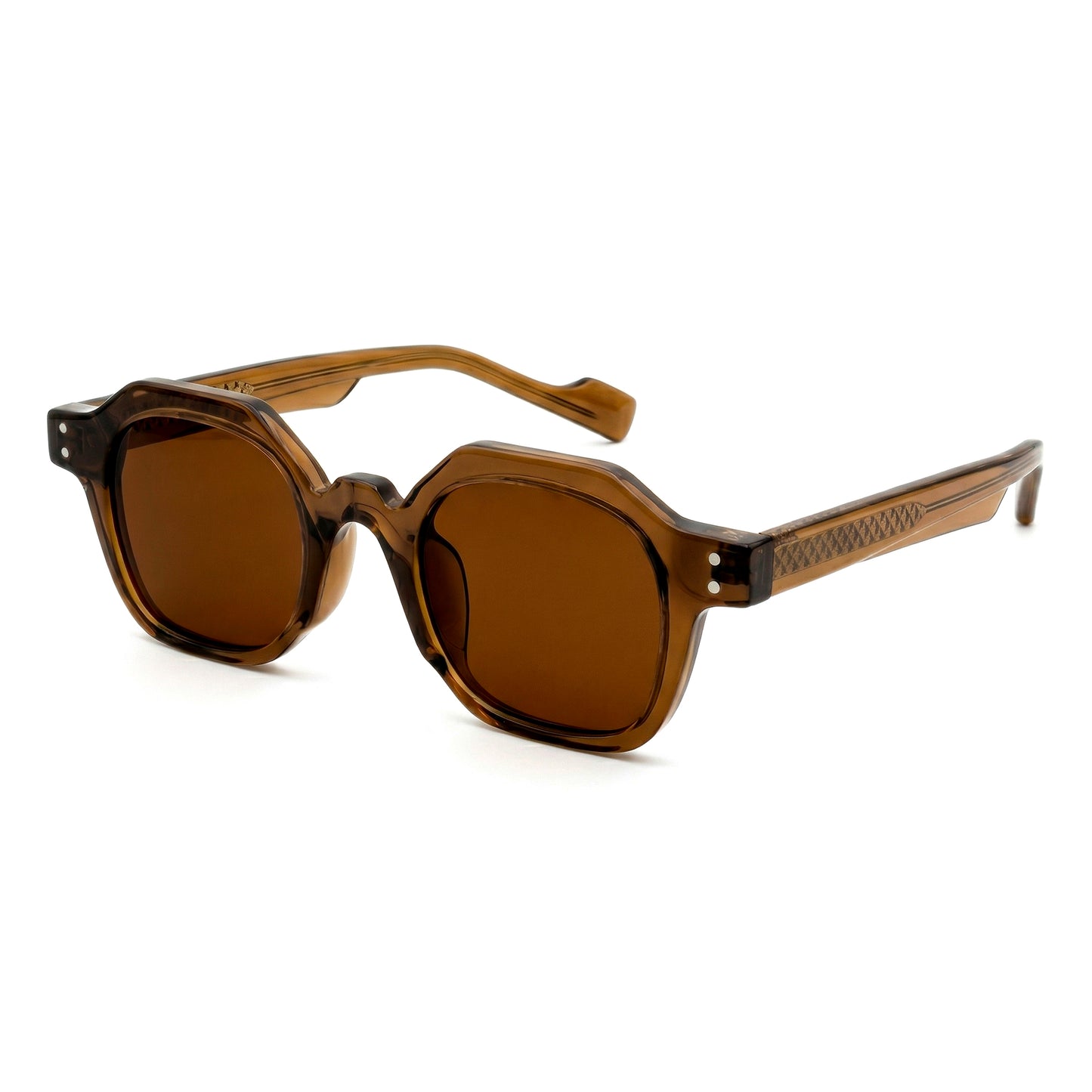 Peculiar Riko Square Sunglasses UV400 & Anti-Rad Replaceable Frames for Men Women