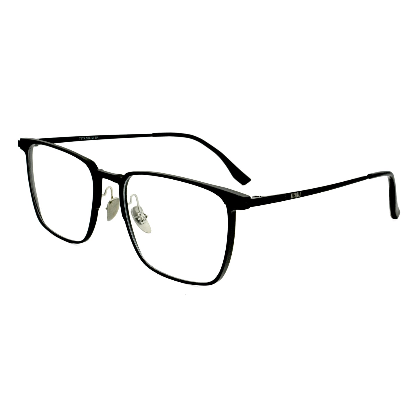 Peculiar Ran Square Titanium Computer Glasses Anti Radiation Eyeglass Replaceable for Men Women