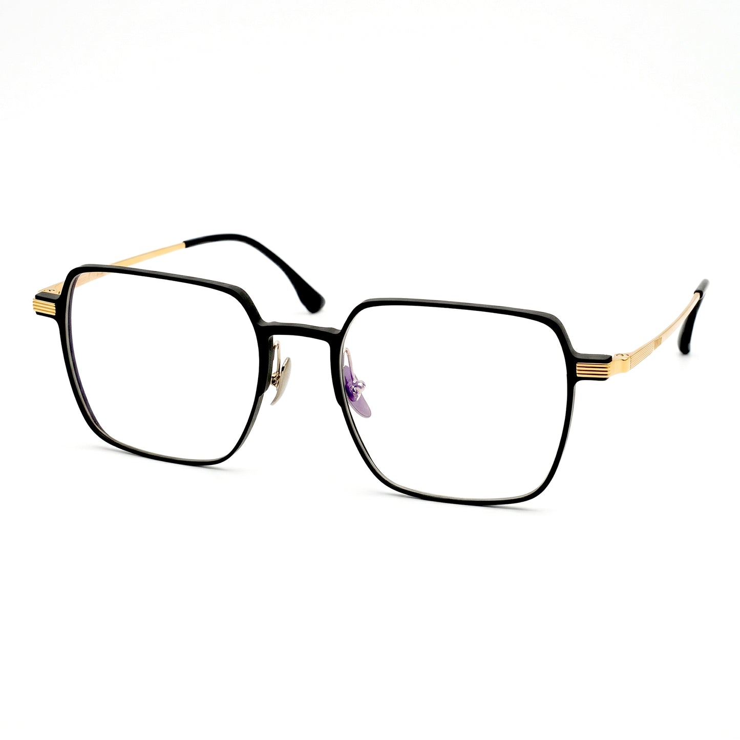 Peculiar Roy Square Titanium Computer Glasses Anti Radiation Eyeglass Replaceable for Men Women