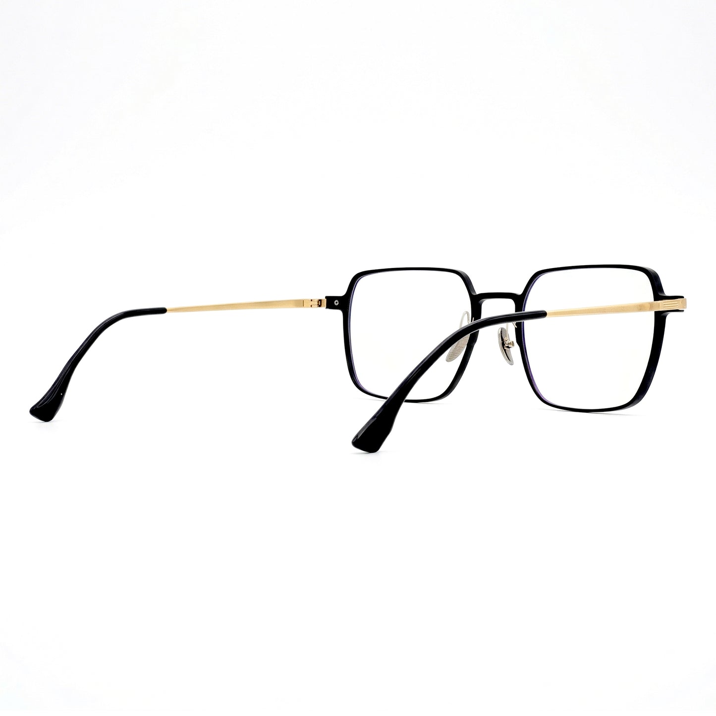 Peculiar Roy Square Titanium Computer Glasses Anti Radiation Eyeglass Replaceable for Men Women