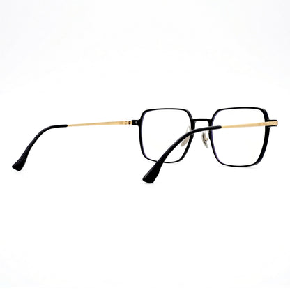 Peculiar Roy Square Titanium Computer Glasses Anti Radiation Eyeglass Replaceable for Men Women
