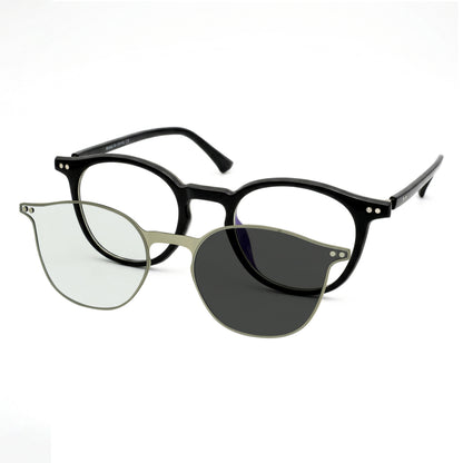 Peculiar Ema Round Frame Anti Radiation Glasses Anti Radiation Eyeglass for Woman Men