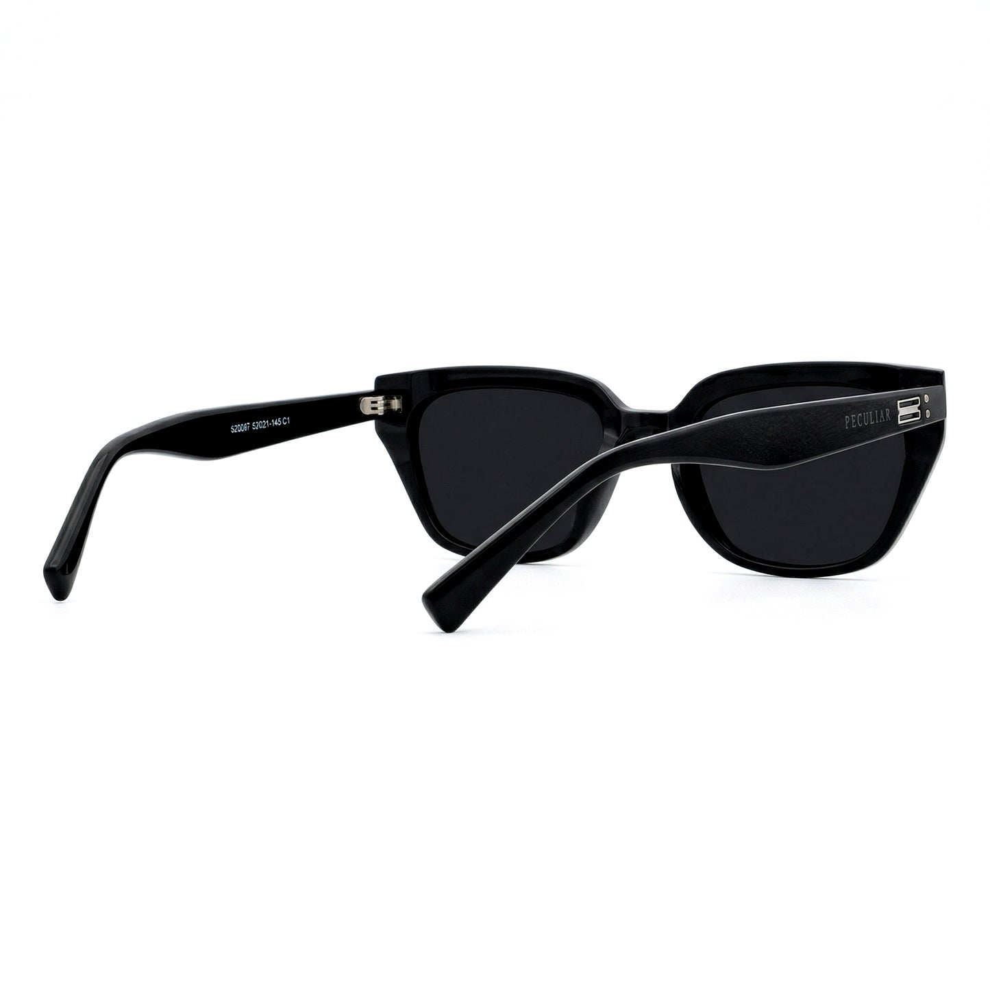 Peculiar Sol Cat Eye Sunglasses Polarized TAC UV400 & Anti-Rad Replaceable Frames for Men Women