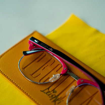 Peculiar x Leishki Eyewear Collection Frame Anti Radiation Glasses Anti Radiation Eyeglass Woman Men