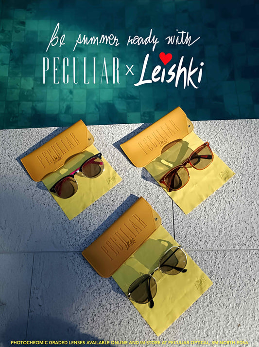 Peculiar x Leishki Eyewear Collection Frame Anti Radiation Glasses Anti Radiation Eyeglass Woman Men