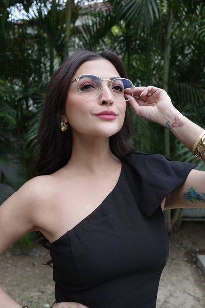 Peculiar x Leishki Eyewear Collection Frame Anti Radiation Glasses Anti Radiation Eyeglass Woman Men