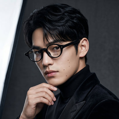 Peculiar Sejin Square Korean BIO-Plastic Computer Anti-Radiation Replaceable Lens Eyeglasses