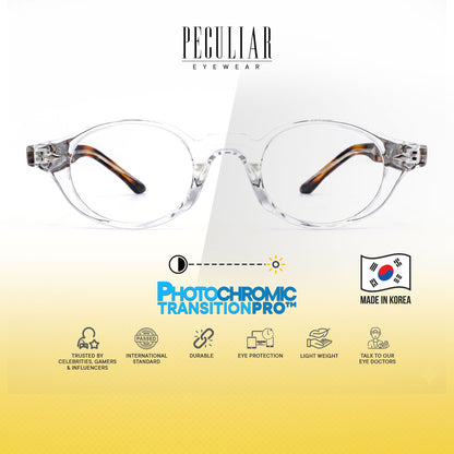 Peculiar Sejin Square Korean BIO-Plastic Computer Anti-Radiation Replaceable Lens Eyeglasses