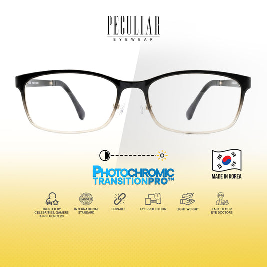 Peculiar Jimin Square BIO-Plastic Super Flex Computer Anti-Radiation Replaceable Lens Eyeglasses