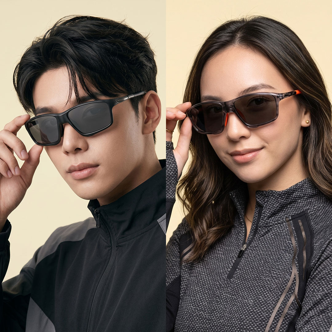 Peculiar Kwan Rectangle Rider Computer Anti-Radiation Photochromic Transition Pro Replaceable Lens Eyeglasses