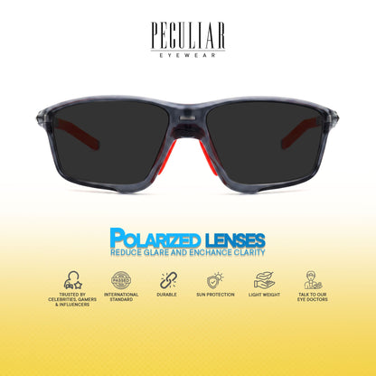 Peculiar Kwan Rectangle Rider Computer Anti-Radiation Photochromic Transition Pro Replaceable Lens Eyeglasses