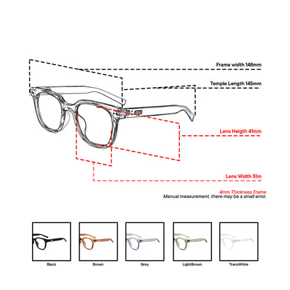 Peculiar Jina Square Computer Anti-Radiation Photochromic Transition Pro Replaceable Lens Eyeglasses