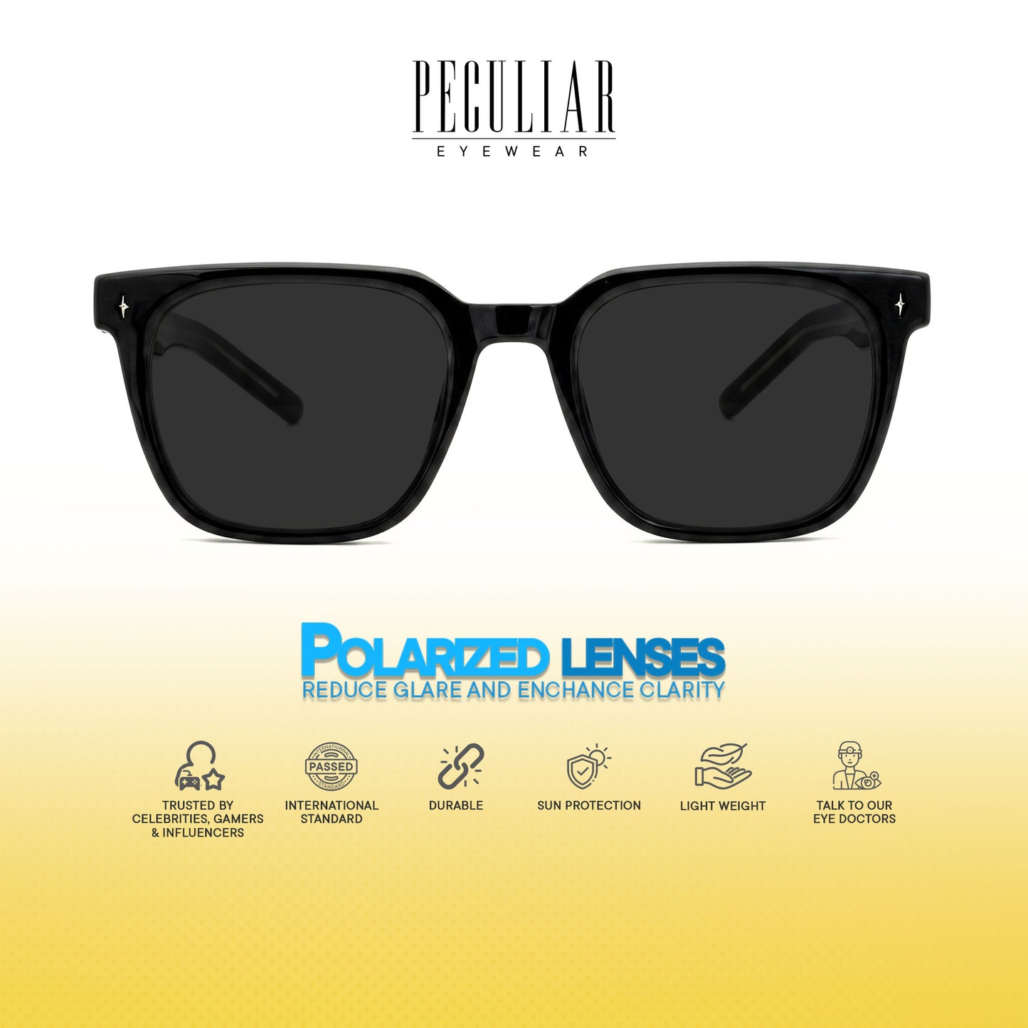 Peculiar Shin Square Computer Anti-Radiation Photochromic Transition Pro Replaceable Lens Eyeglasses