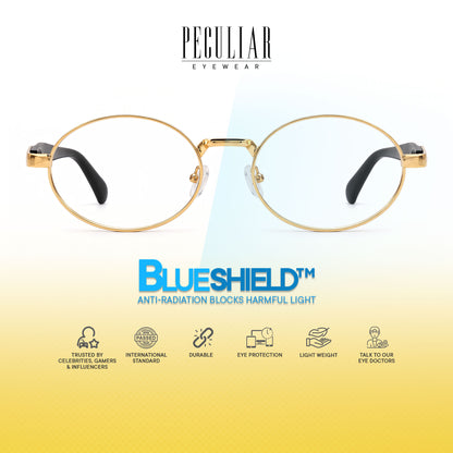 Peculiar Rion Metal Oval Sunglasses Polarized UV400 Anti Rad Lens Replaceable Frames Men Women