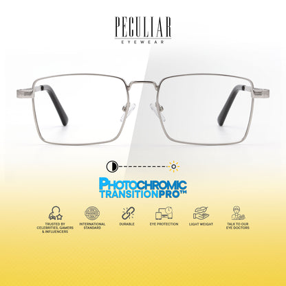 Peculiar Aero Metal Rectangle Sunglasses Polarized UV400 Anti Rad Lens Replaceable Frames Men Women