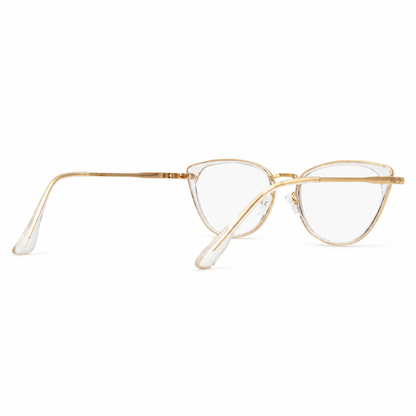 Peculiar Rumi Cat Eye Acetate Metal Photochromic Transition Pro UV400 Anti Rad Frames Men Women