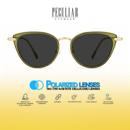 Peculiar Rumi Cat Eye Acetate Metal Photochromic Transition Pro UV400 Anti Rad Frames Men Women