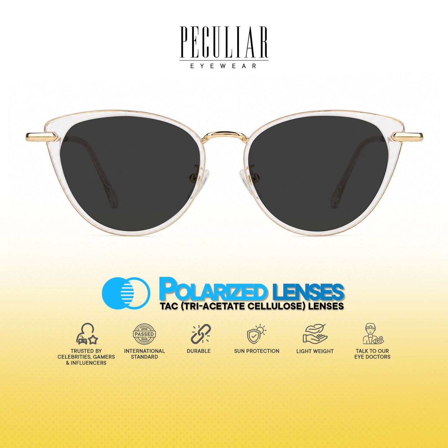 Peculiar Rumi Cat Eye Acetate Metal Photochromic Transition Pro UV400 Anti Rad Frames Men Women