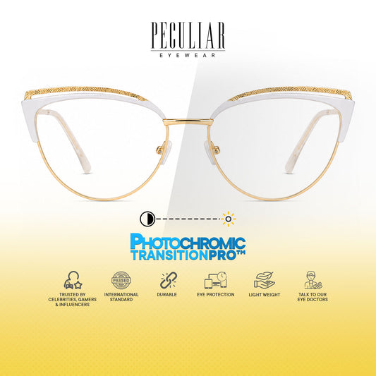 Peculiar Riva Cat Eye Metal Sunglasses Polarized UV400 Anti Rad Lens Replaceable Frames Men Women