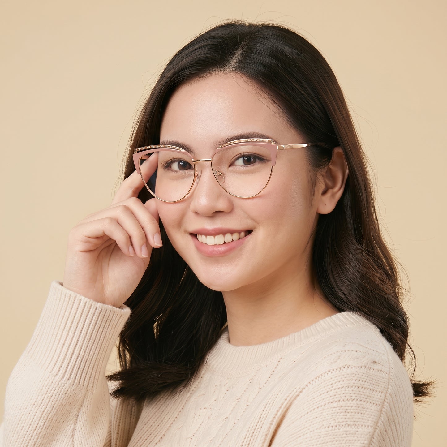 Peculiar Riva Cat Eye Metal Sunglasses Polarized UV400 Anti Rad Lens Replaceable Frames Men Women