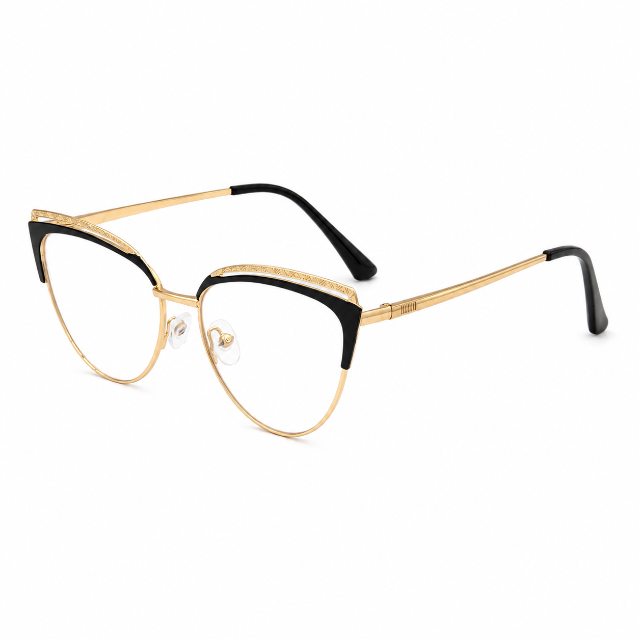 Peculiar Riva Cat Eye Metal Sunglasses Polarized UV400 Anti Rad Lens Replaceable Frames Men Women