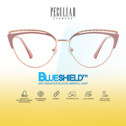 Peculiar Riva Cat Eye Metal Sunglasses Polarized UV400 Anti Rad Lens Replaceable Frames Men Women