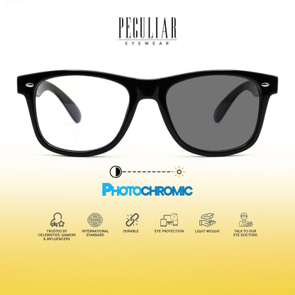 Peculiar Yoo Square Sunglasses Polarized TAC UV400 & Anti-Rad Replaceable Frames for Men Women
